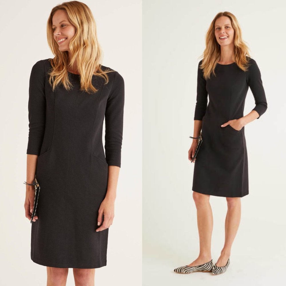 Boden Black Mini Dress